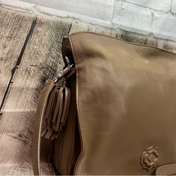 orYANY - Tan with green and dark red crossbody - Picture 2 of 12